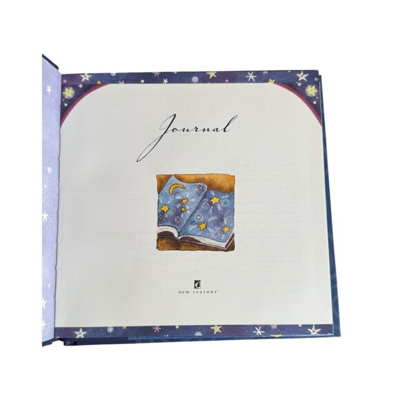Dream Book & Journal Gift Set - Blue Portfolio Case With Moon & Stars Design - Picture 11 of 11